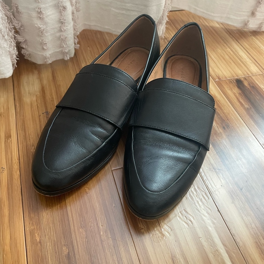 Halogen Leather Loafers